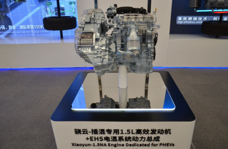 发动机模型-骁云-插混专用1.5L高效发动机